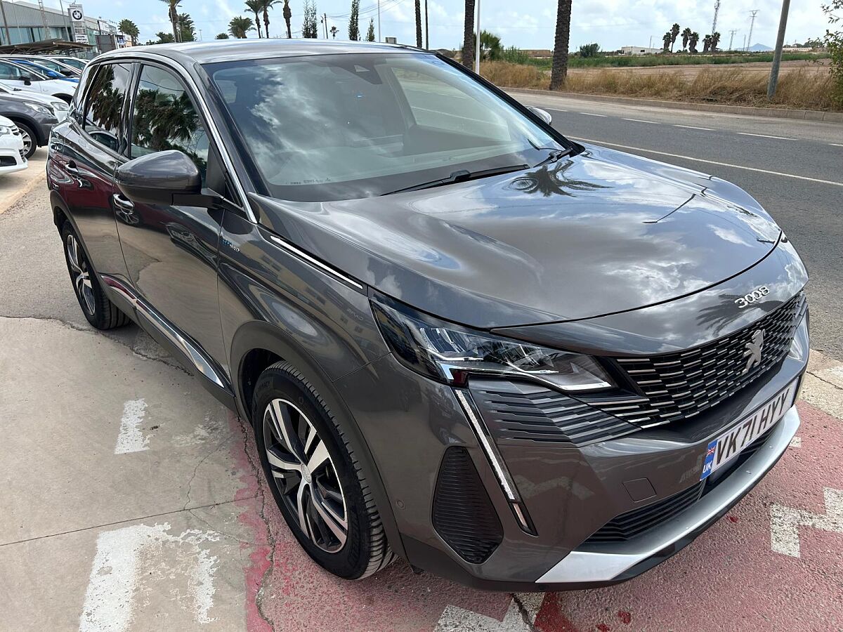 PEUGEOT 3008 ALLURE 1.6 PHEV AUTO UK RHD IN SPAIN ONLY 70000 MILES SUPERB 2021